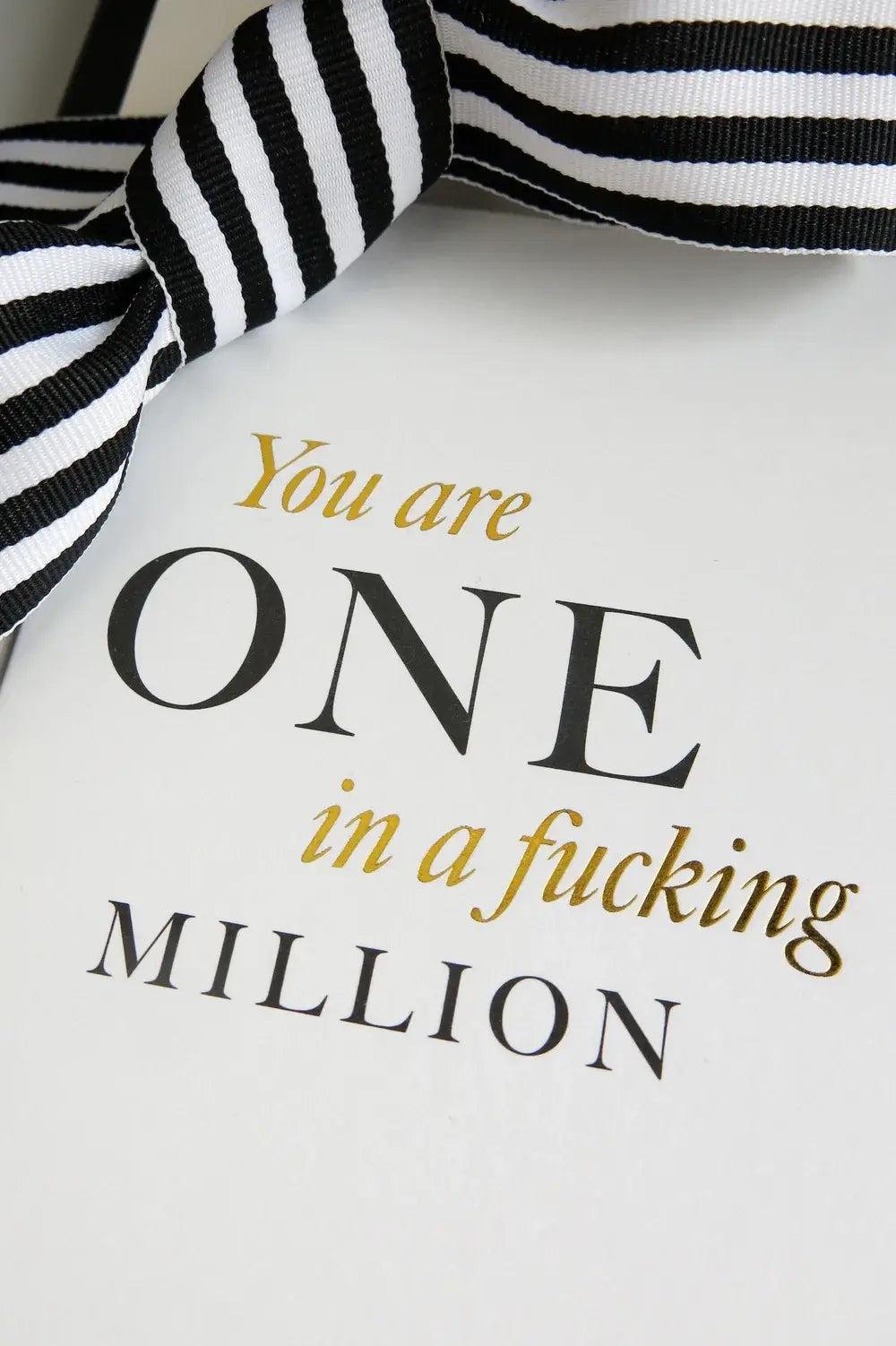 You are one in a f**king million Greeting Card A6