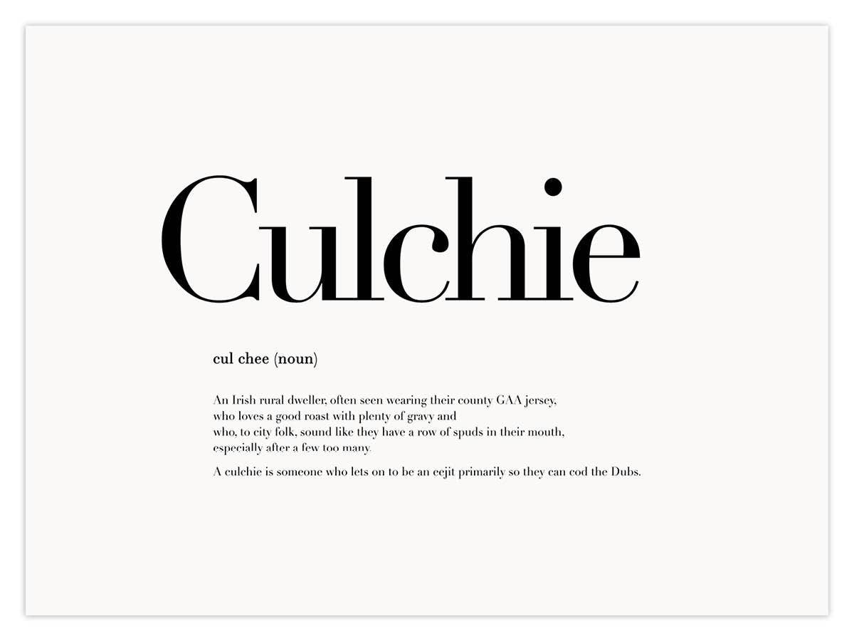 Culchie A4 Print