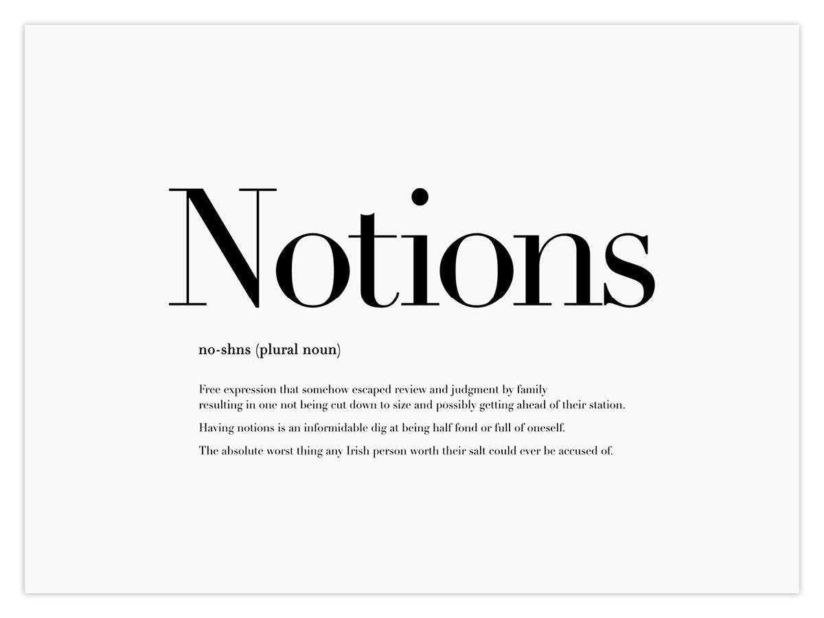 Notions A4 Print