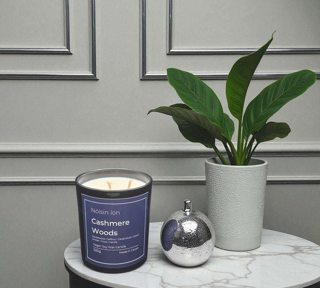 Cashmere Woods Scented Soy Wax Candle