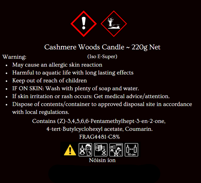Cashmere Woods - Nóisin íon