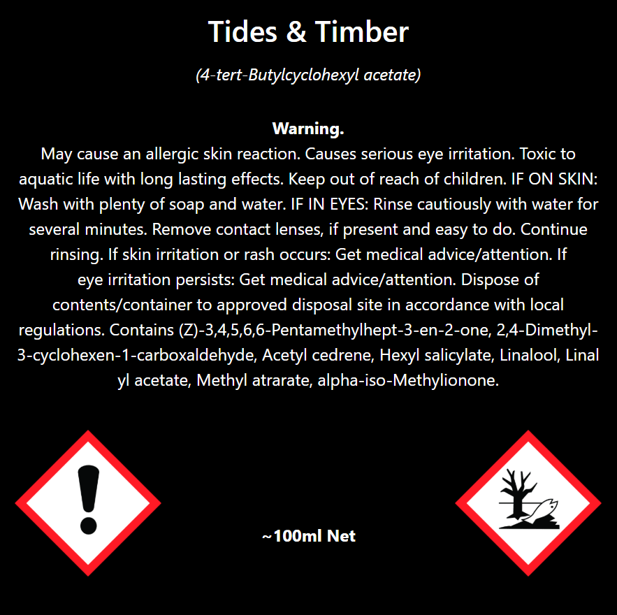 Tides & Timber Reed Diffuser - Nóisin íon